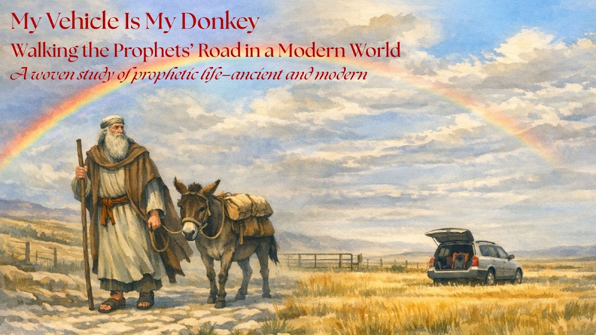 My Vehicle Is My Donkey: Walking the Prophets’ Road in a Modern World