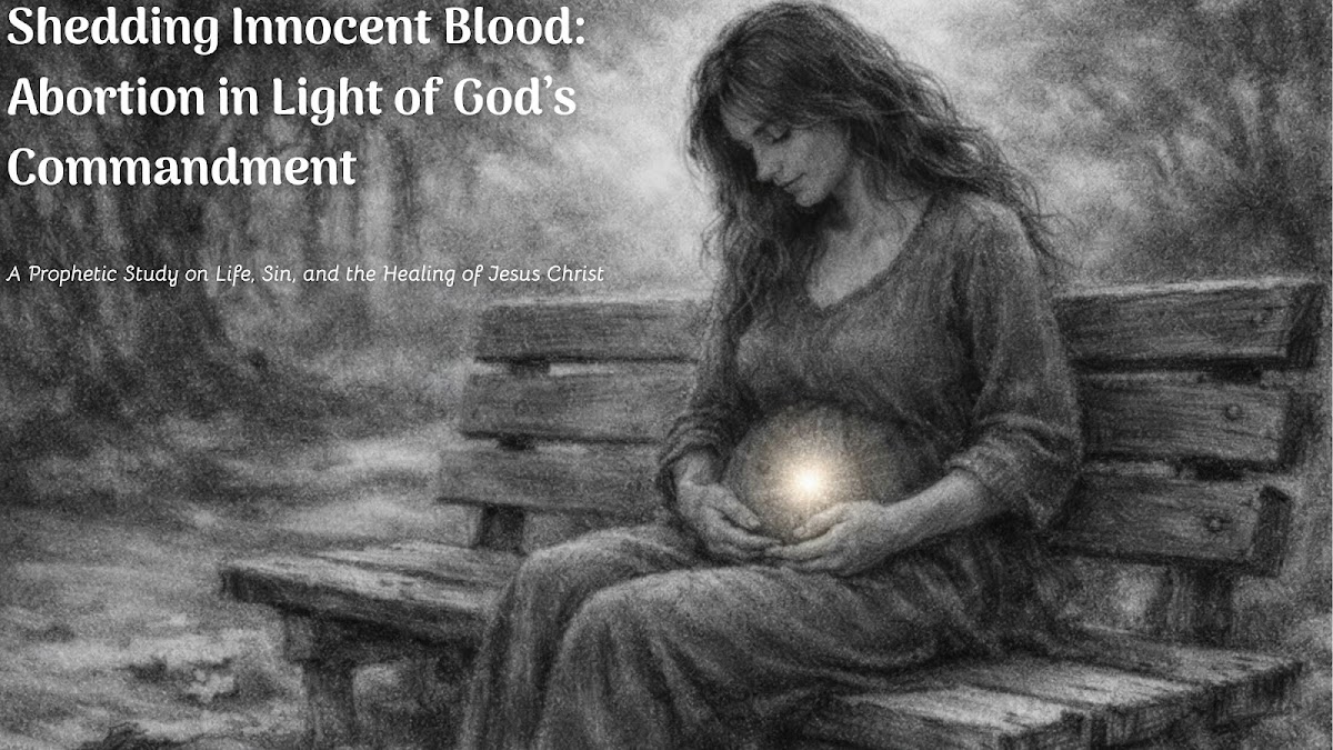Shedding Innocent Blood: Abortion in Light of God’s Commandment: A Prophetic Study on Life, Sin, and the Healing of Jesus Christ